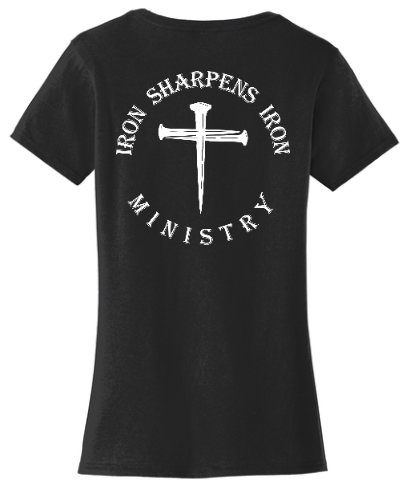 ISIM Prov. 27:17 Women's Vneck Tee