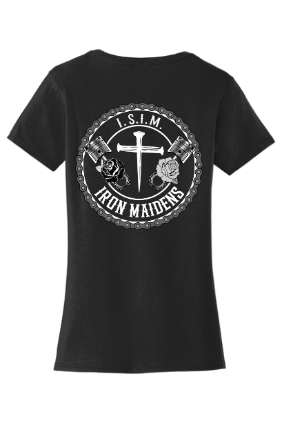 ISIM Iron Maidens Vneck Tee