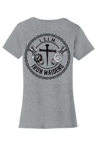 ISIM Iron Maidens Vneck Tee